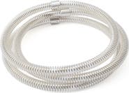 Robert Lee Morris Set of Three Coiled Bangles