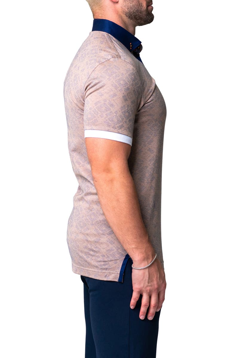 Maceoo Mozarttapp Orange Jersey Polo, Alternate, color, Orange