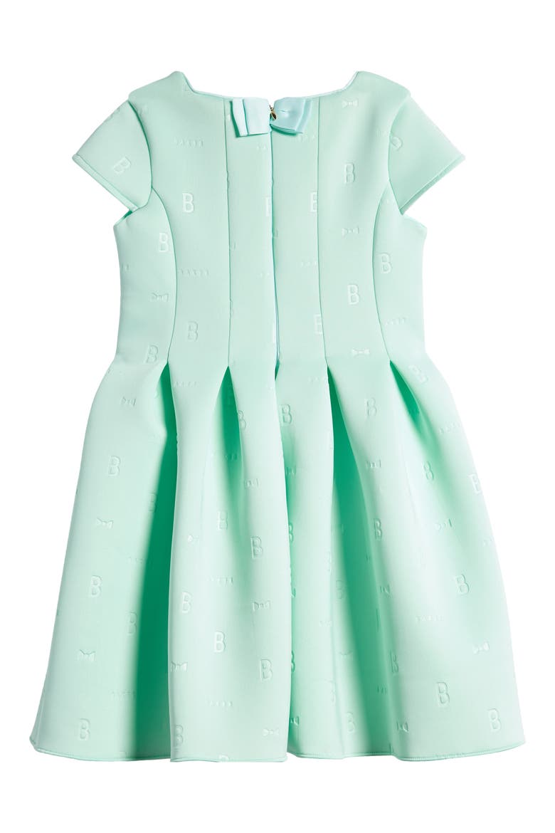 Kids' Embossed Scuba Crepe Dress, Alternate, color, MINT