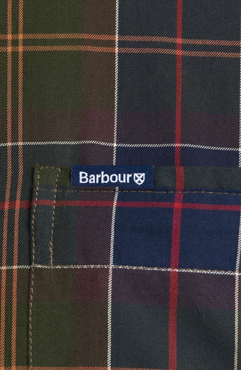 Barbour Wetheram Tailored Fit Button-Down Shirt, Alternate, color, Classic Tartan