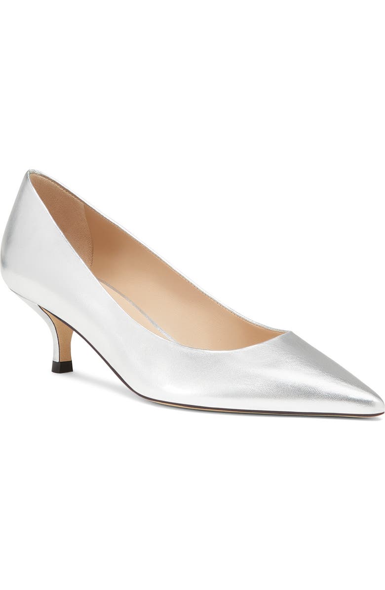 Stuart Weitzman Stuart Power 50 Pump, Main, color, Silver