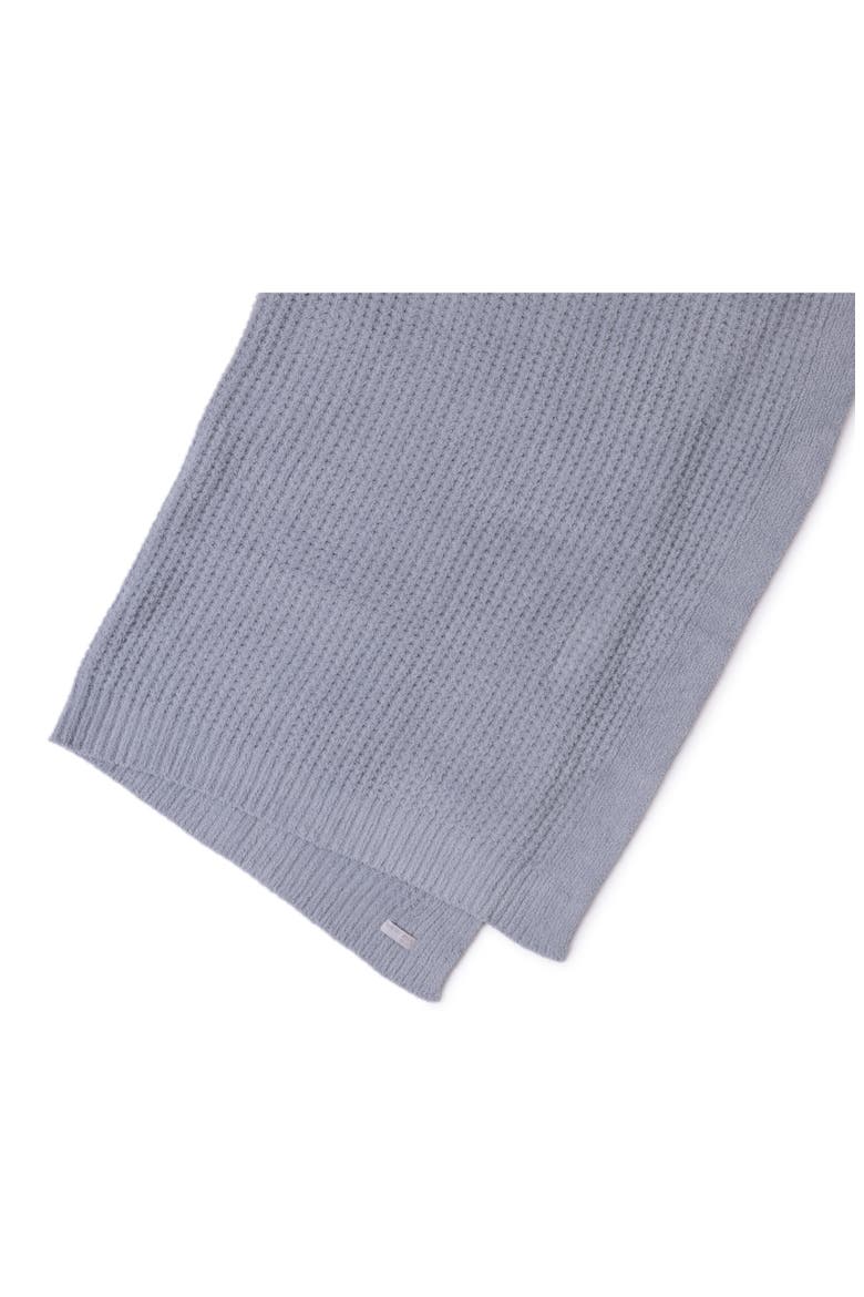 CozyChic® Waffle Knit Throw, Alternate, color, MOONWATER