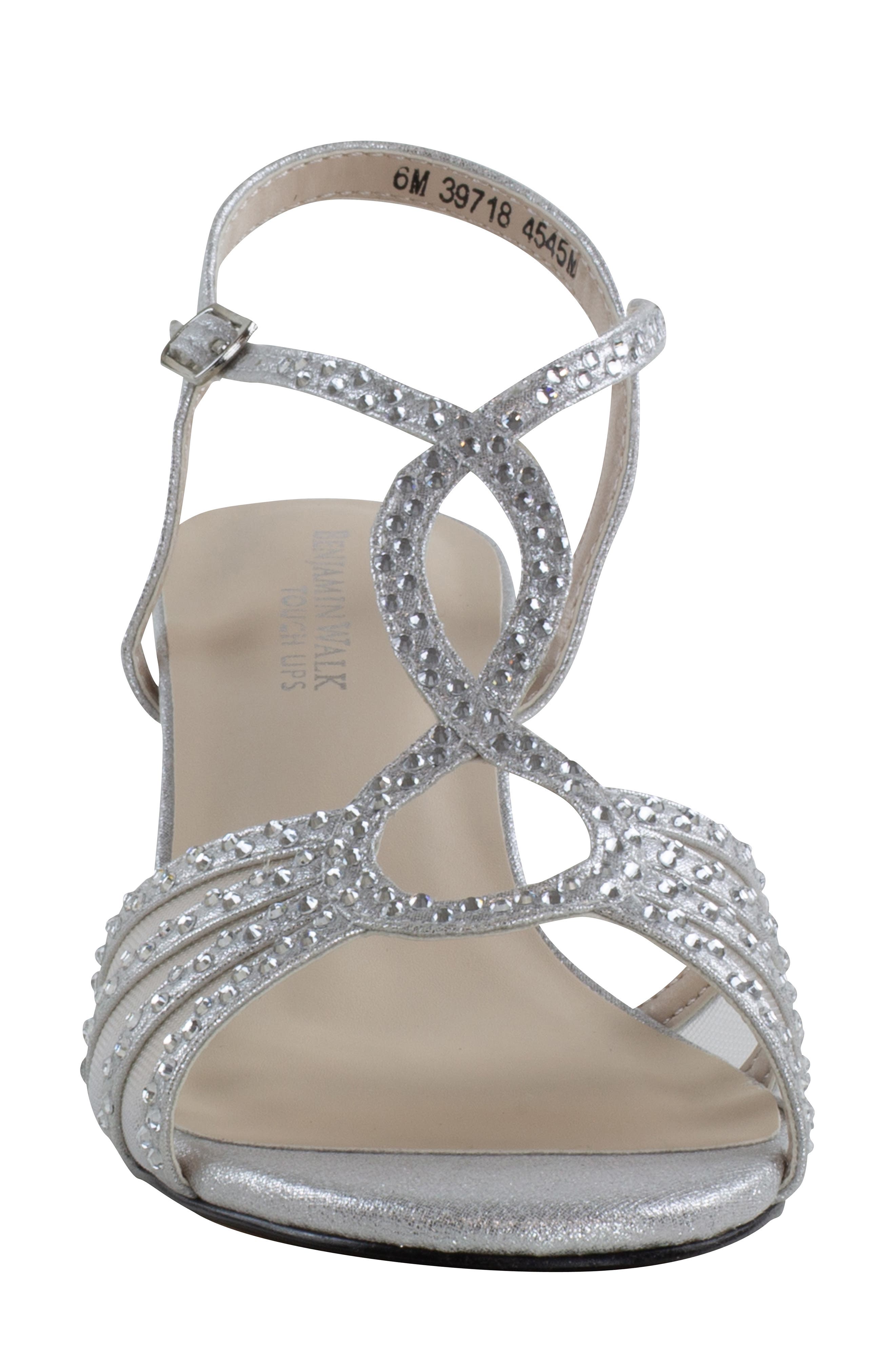 Touch Ups Anna Glitter Sandal, Alternate, color, Silver
