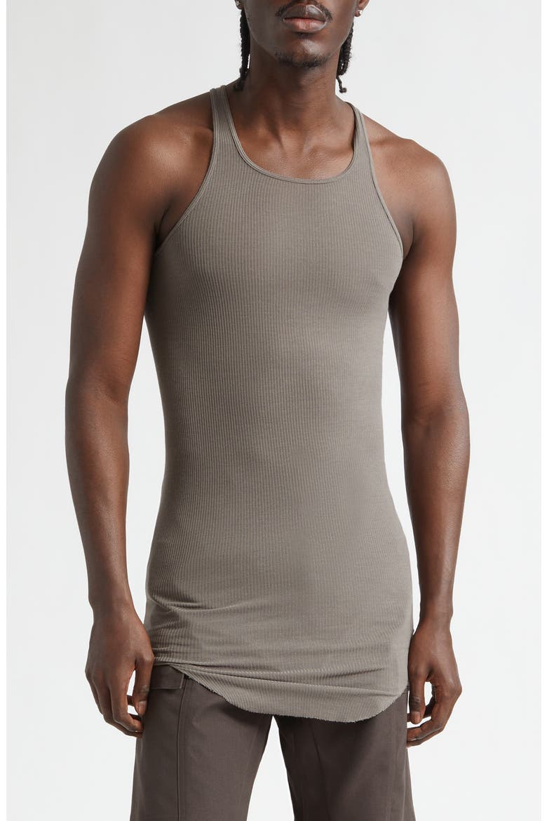 Basic Longline Cotton Rib Tank (Men) | Nordstrom