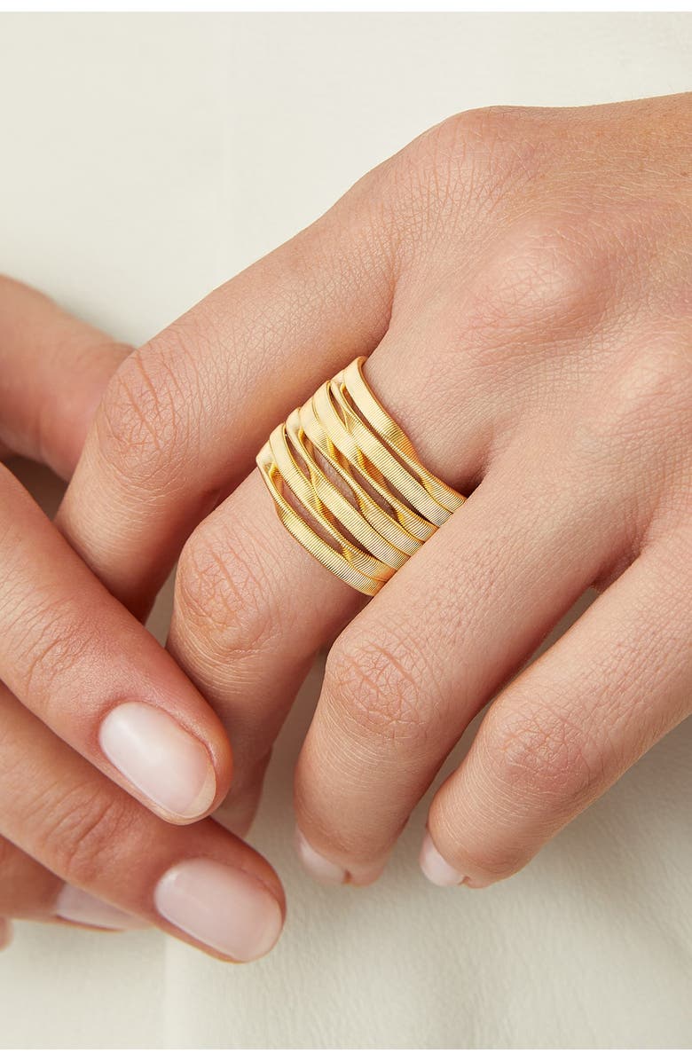 Marco Bicego Marrakech Stack Ring, Alternate, color, Yellow Gold