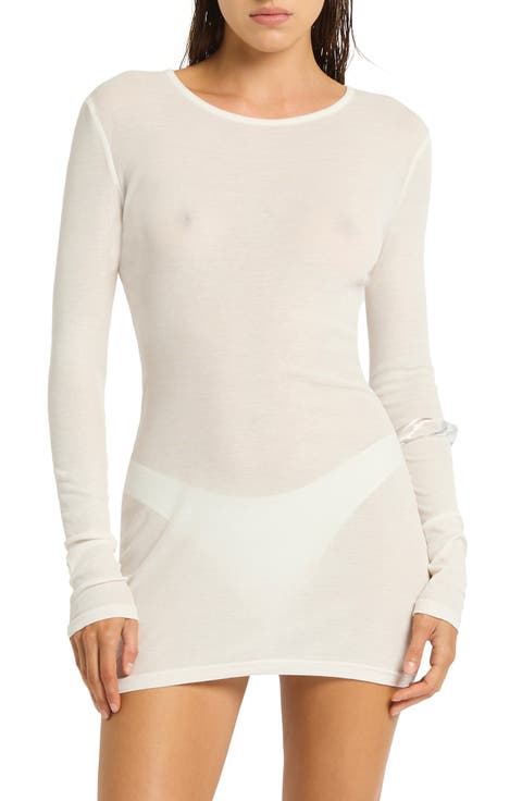 Adley Long Sleeve Swim Cover-Up