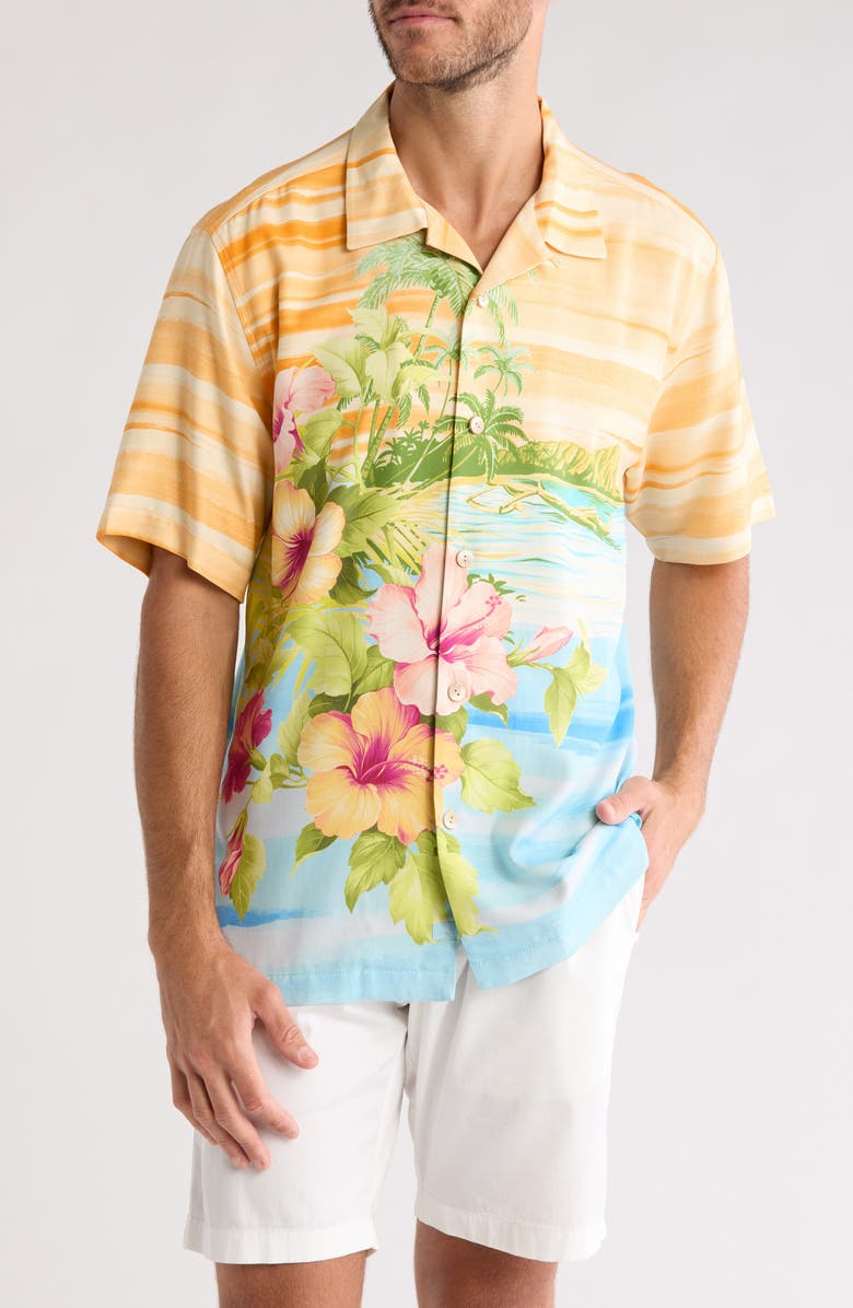 Tommy Bahama Paradise Vista Silk Shirt, Main, color,