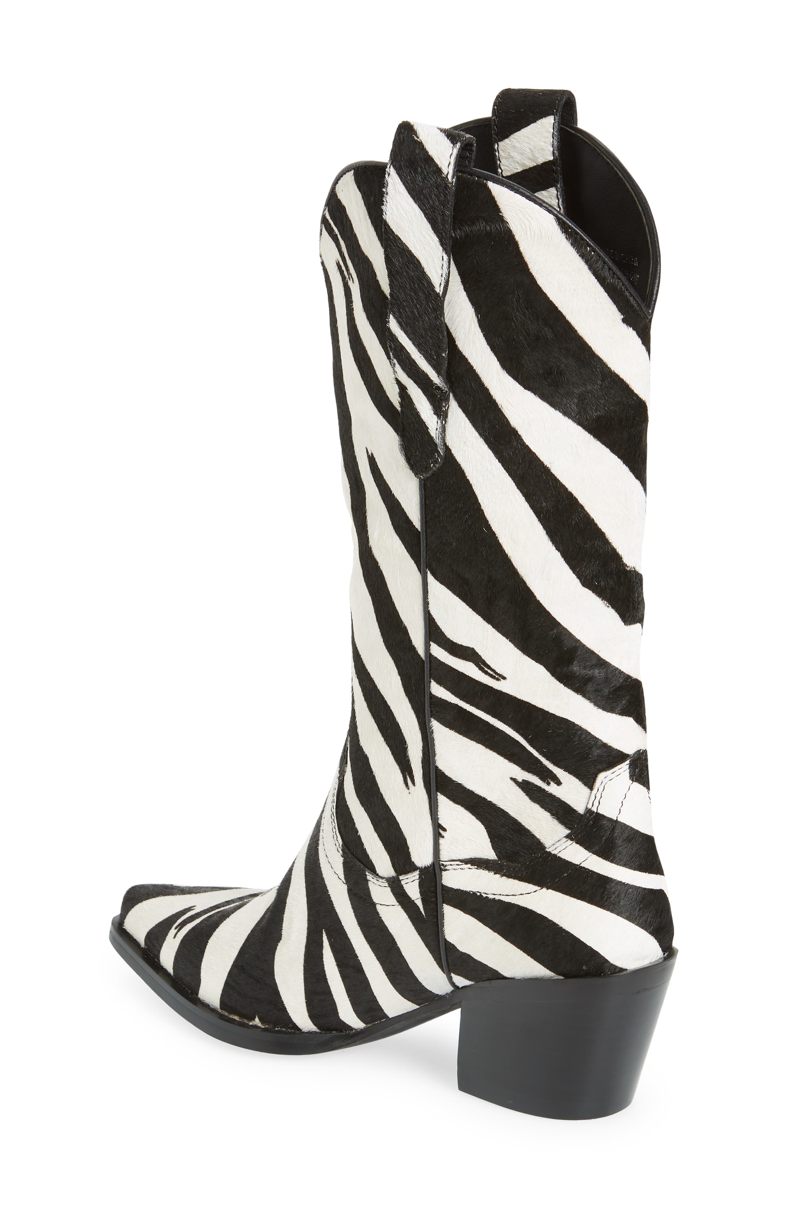 Jeffrey Campbell Dagget Genuine Calf Hair Western Boot, Alternate, color, 