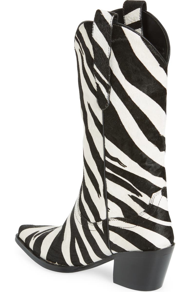 Jeffrey Campbell Dagget Genuine Calf Hair Western Boot, Alternate, color,