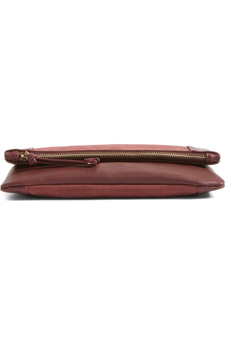 Sole Society Jemma Suede Clutch, Alternate, color,