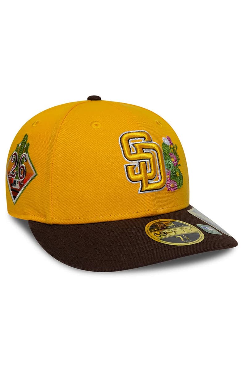 New Era Men's New Era  Gold/Brown San Diego Padres 2026 Spring Training Low Profile 59FIFTY Fitted Hat, Main, color, Gold