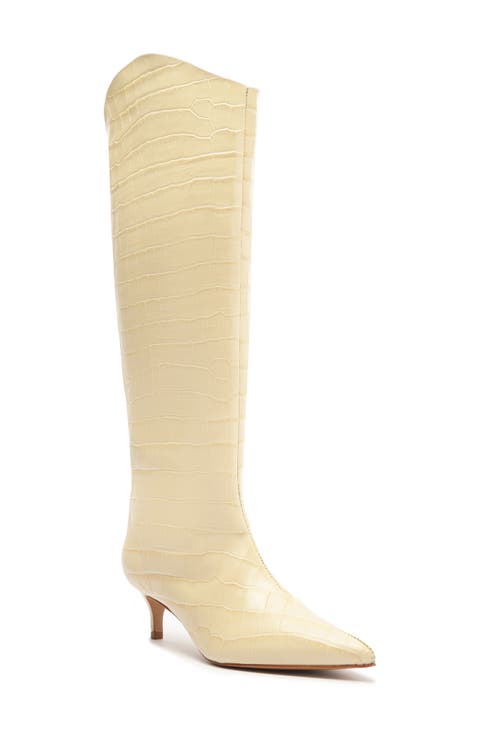 Maryana Lo Pointed Toe Knee High Boot (Women)