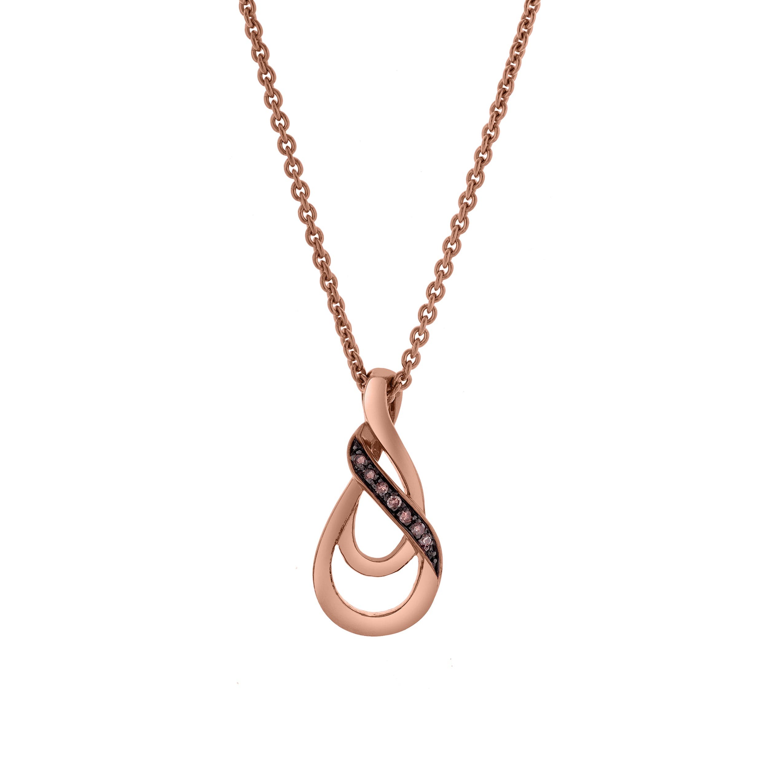 selected Pink Rhodium Sterling Silver