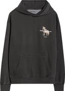 SANTO STUDIO Wolf Night Club Graphic Hoodie