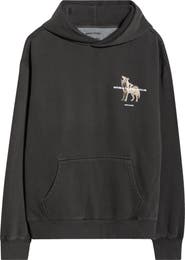 SANTO STUDIO Wolf Night Club Graphic Hoodie