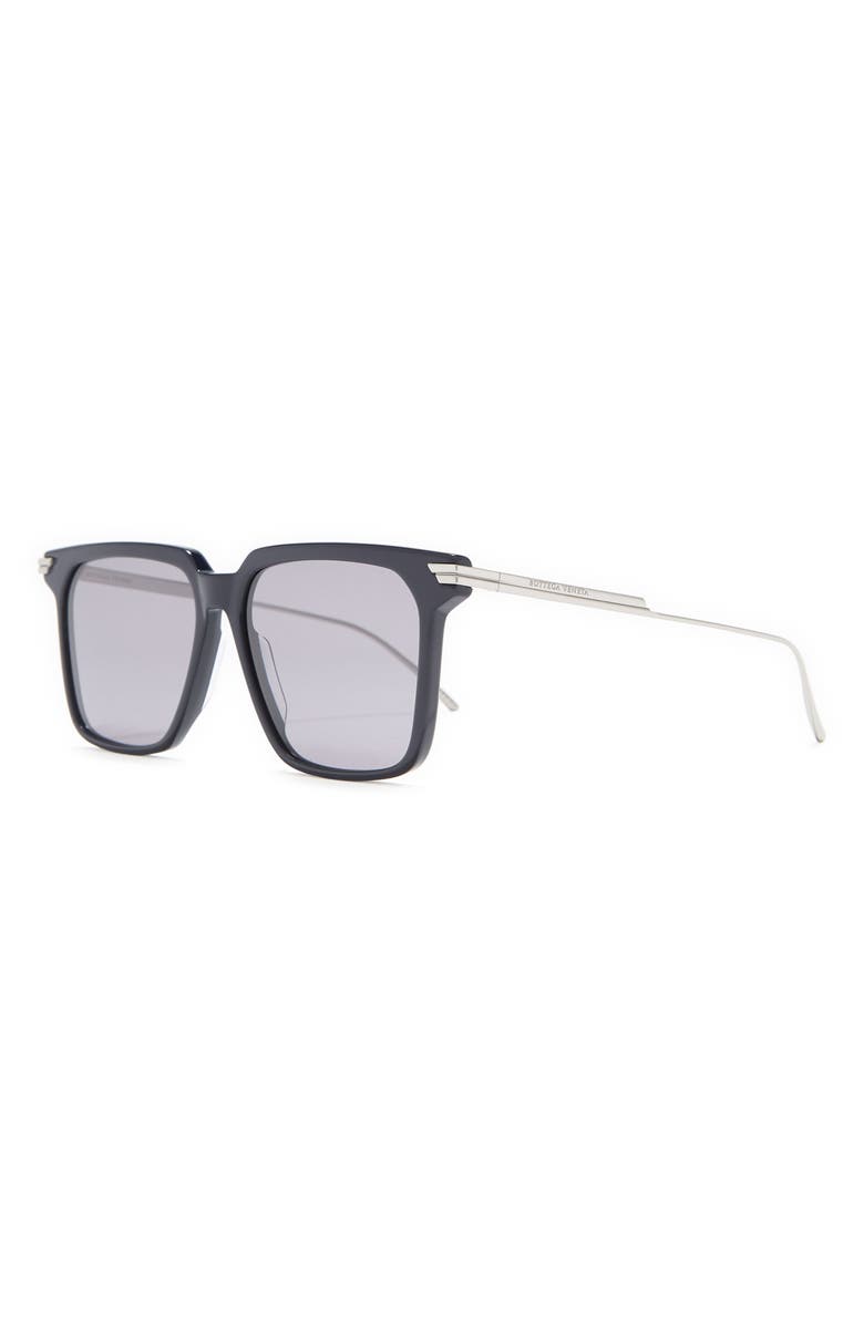 Bottega Veneta 55mm Square Sunglasses, Alternate, color,
