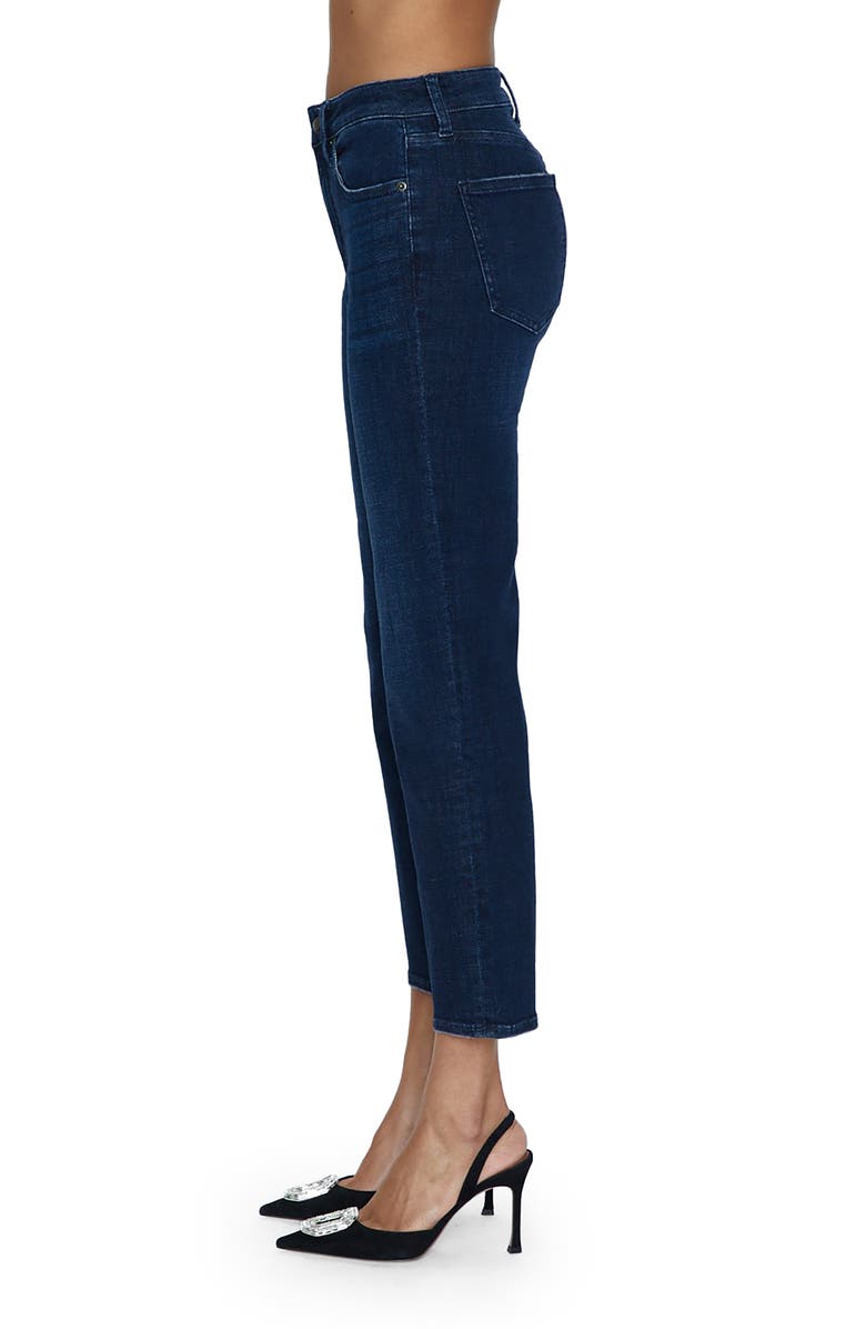 Pistola Monroe High Waist Raw Hem Crop Cigarette Jeans, Alternate, color, 