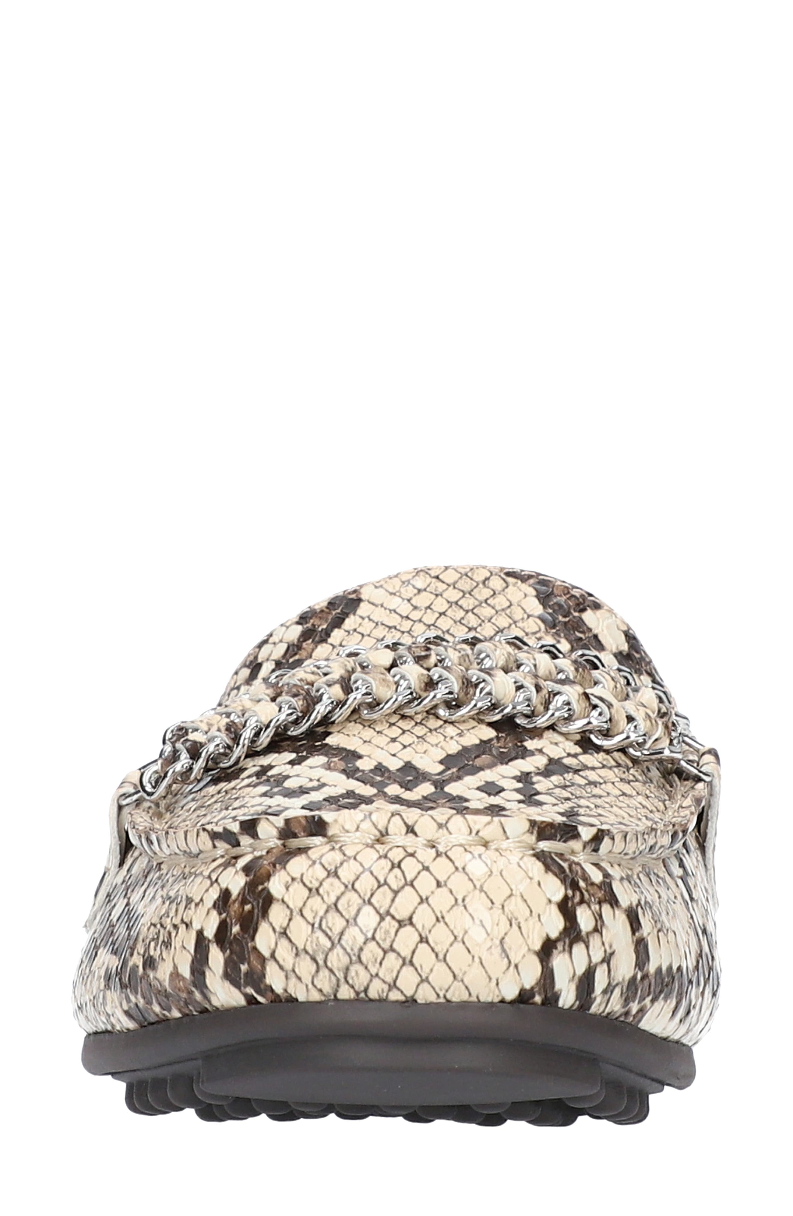 Lucinda Mule, Alternate, color, TAUPE SNAKE PRINT FAUX LEATHER