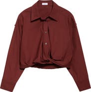 A.L.C. Andy Twist Hem Shirt