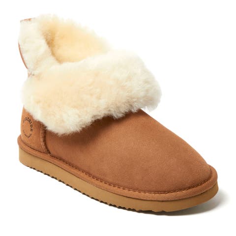Fireside Perth Genuine Shearling Foldover Boot (Women)