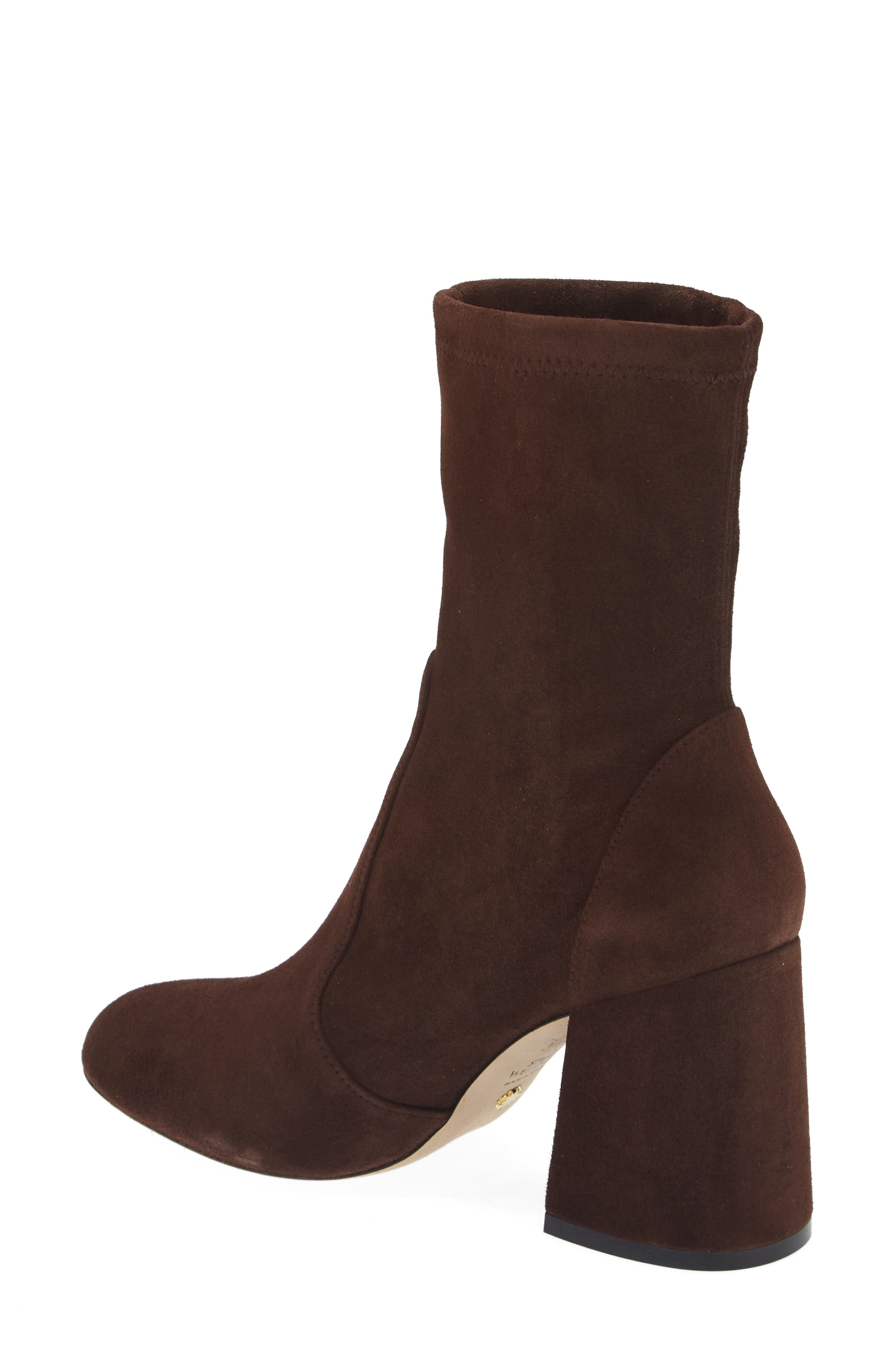 Flareblock 85 Stretch Bootie, Alternate, color, WALNUT