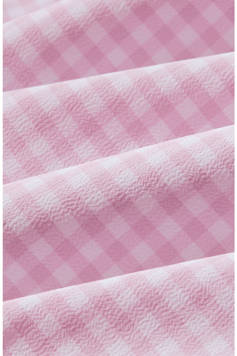 Leeward Trim Fit Gingham Button-Up Shirt, Alternate, color, PINK SALT CREW GINGHAM