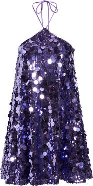 Princess Polly Fluorescent Paillette Minidress