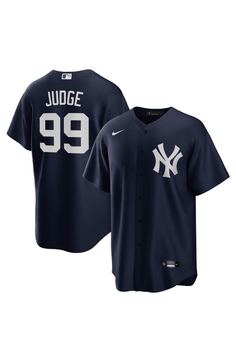 Nike Men's Nike Aaron Judge Navy New York Yankees Big & Tall Alternate Replica Player Jersey, Alternate, color, Navy
