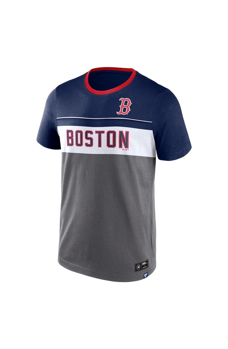FANATICS Men's Fanatics Branded Gray Boston Red Sox Claim The Win T-Shirt, Alternate, color,