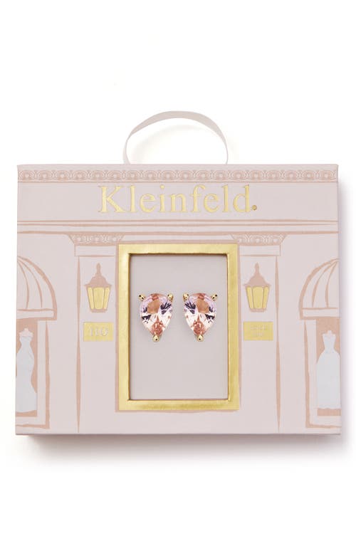 KLEINFELD KLEINFELD CUBIC ZIRCONIA SMALL TEARDROP STUD EARRINGS