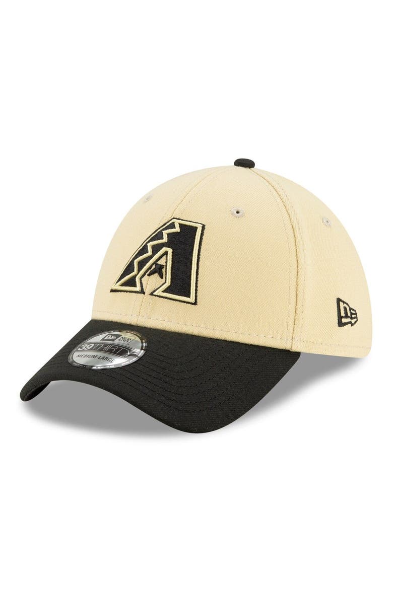 Men's New Era Sand/Black Arizona Diamondbacks 2021 City Connect 39THIRTY Flex Hat, Main, color, Gold