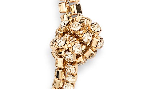 Nordstrom Rack Layered Crystal Y-drop Necklace In Gold