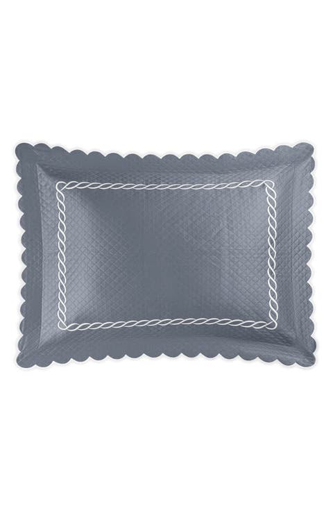 Classic Chain Scallop Matelassé Pillow Sham