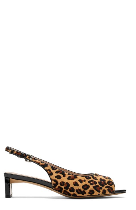 Carmen Slingback Peep Toe Heels