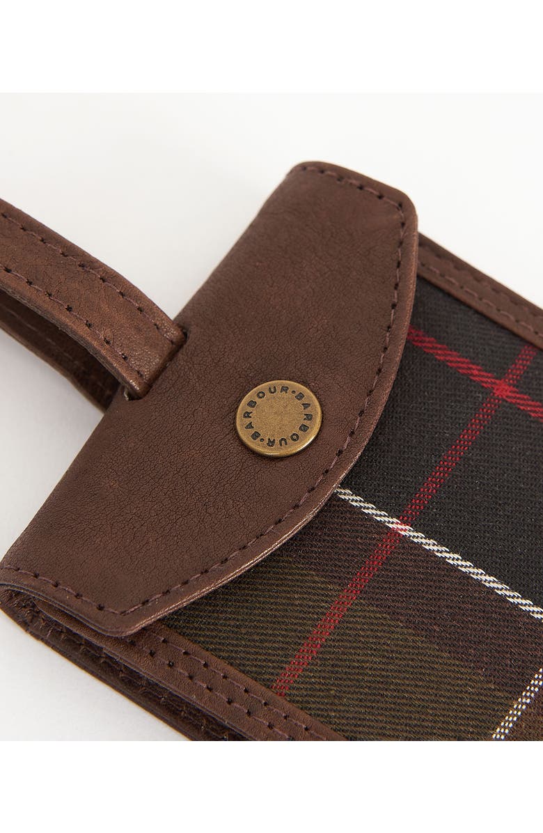 Barbour Tartan Passport Case & Luggage Tag, Alternate, color,
