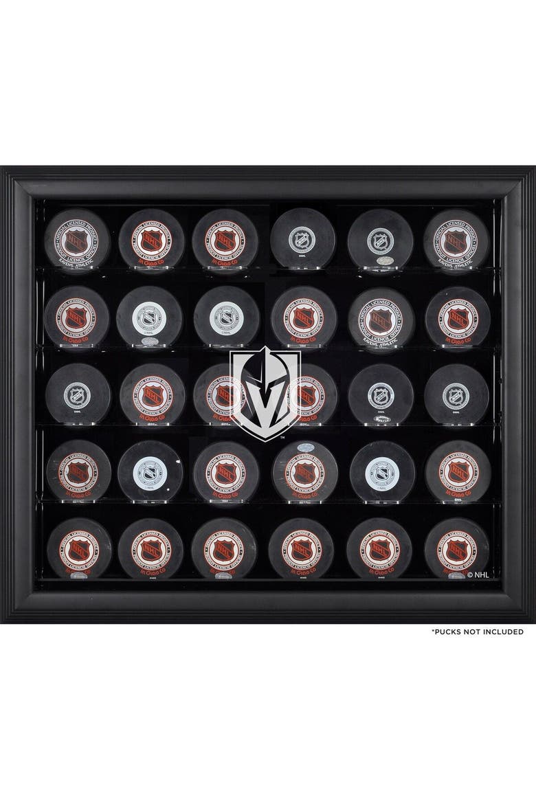 Vegas Golden Knights 30-Puck Black Display Case, Main, color, Black