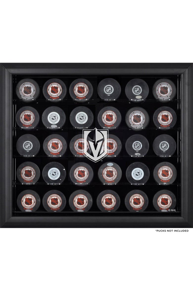 FANATICS AUTHENTIC Vegas Golden Knights 30-Puck Black Display Case, Main, color, 