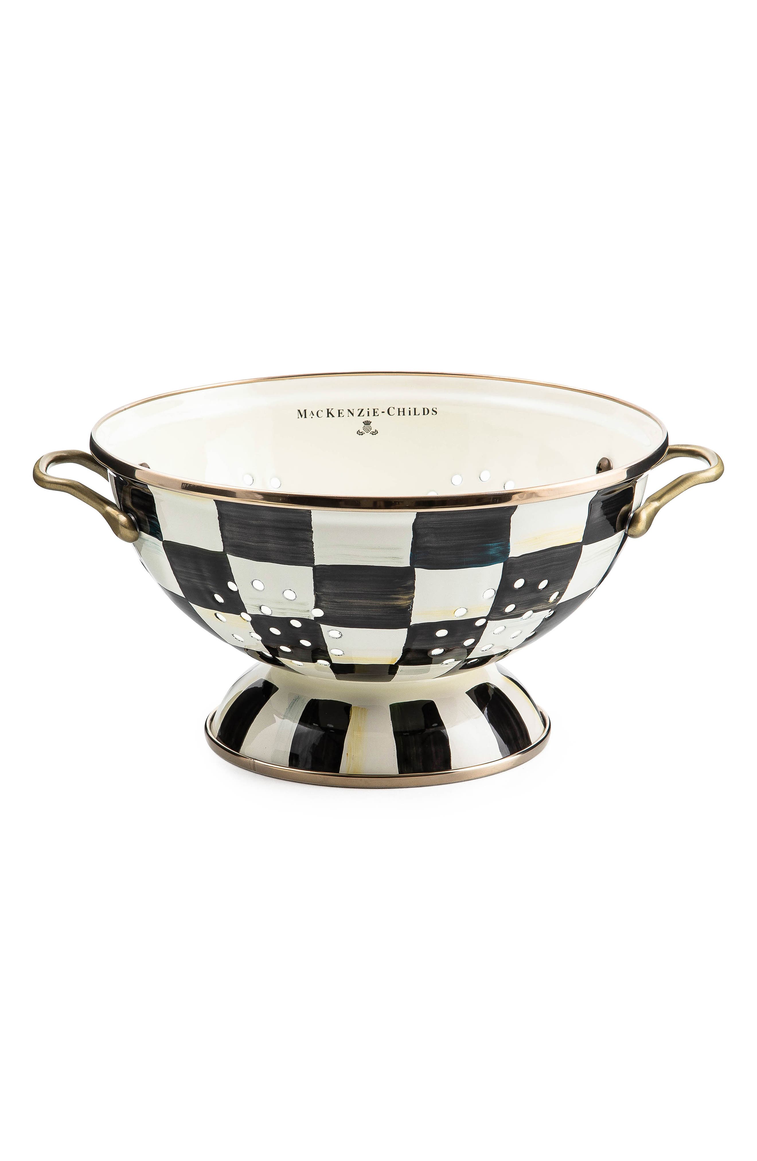 MacKenzie-Childs Courtly Check Colander - Thumbnail 2