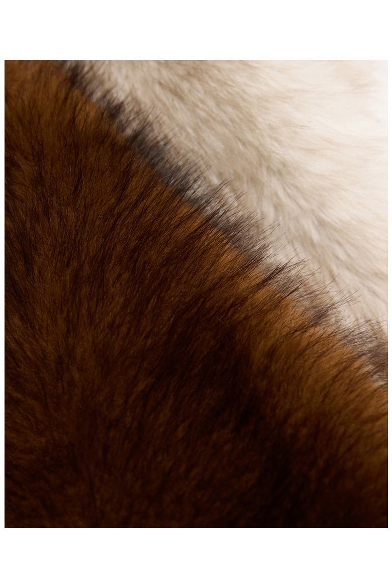Faux Fur Scarf, Alternate, color, BEIGE