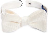 David Donahue Jacquard Silk Bow Tie