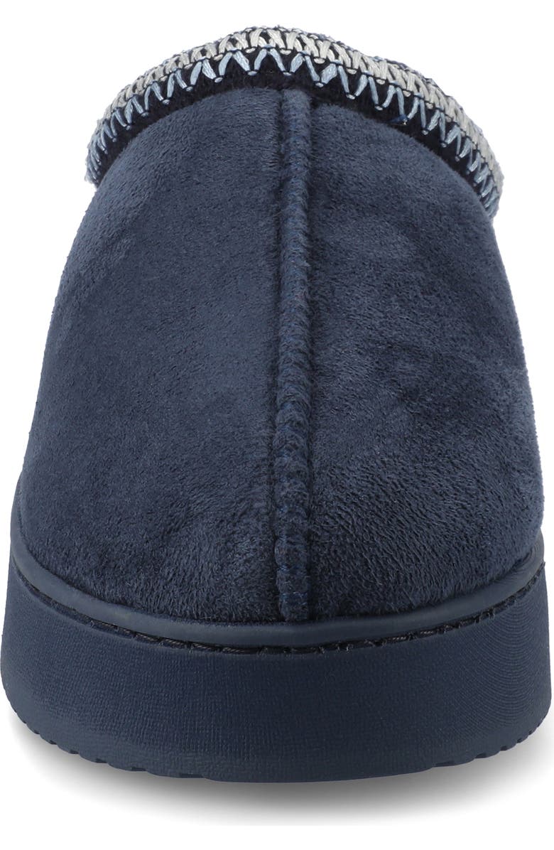 Journee Collection Connway Faux Shearling Lined Slipper, Alternate, color, Navy