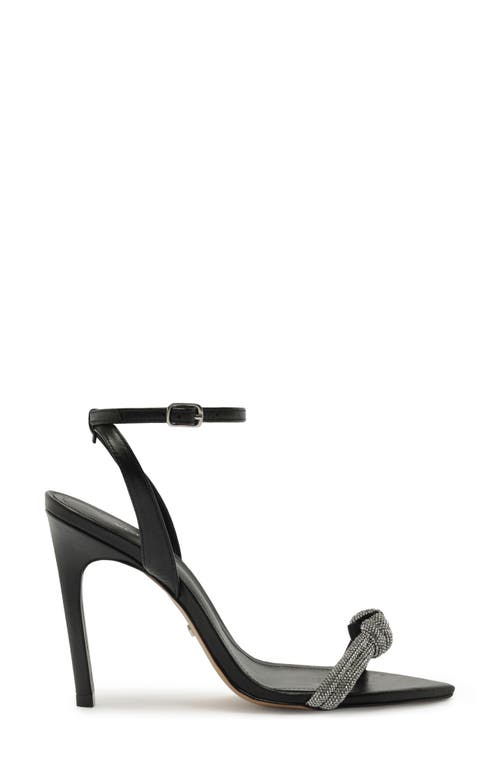 Arezzo Stella Ankle Strap Sandal In Black