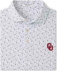 Peter Millar Men's Peter Millar  Gray Oklahoma Sooners Kick Off Performance Polo
