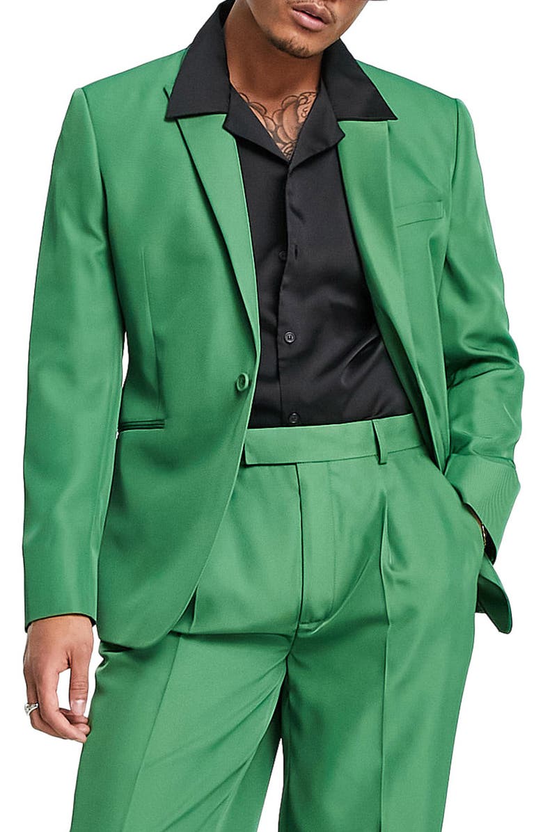 ASOS DESIGN Slim Fit Suit Jacket, Main, color,