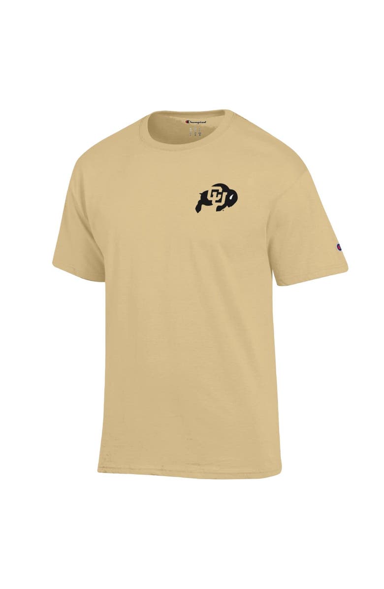 Champion Men's Champion Gold Colorado Buffaloes Team Stack 2-Hit T-Shirt, Alternate, color, Gold