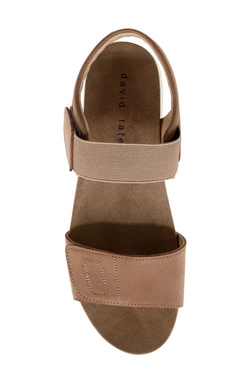 David Tate Papaya Slingback Sandal In Taupe