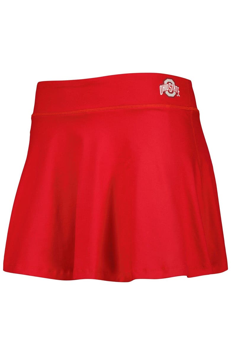 ZOOZATZ Women's ZooZatz Scarlet Ohio State Buckeyes Flowy Skort, Alternate, color, 