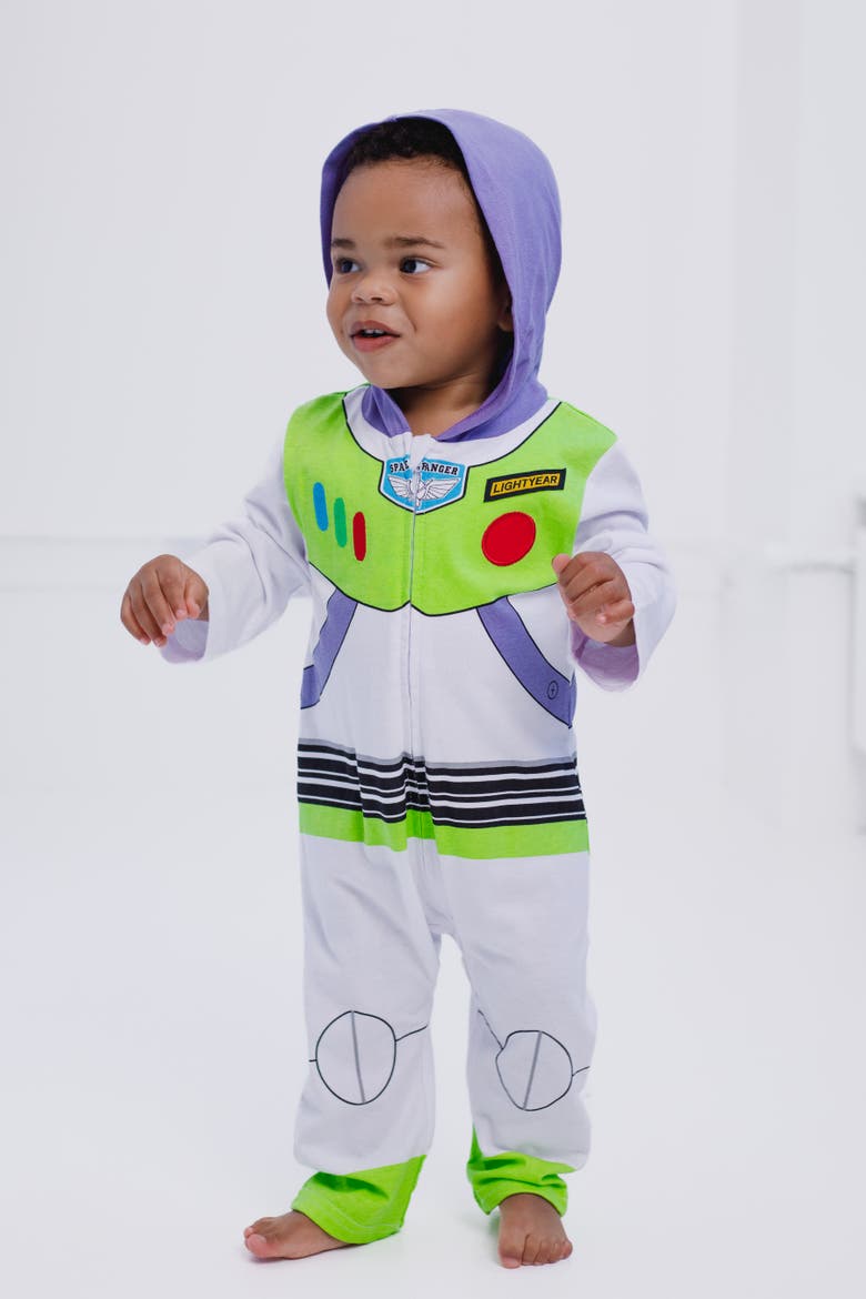 Toy Story Buzz Lightyear Cosplay Hooded One Piece, Alternate, color, Buzz Lightyear Green