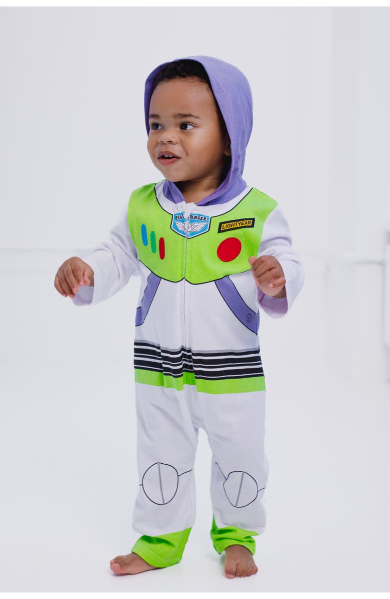 Disney Toy Story Buzz Lightyear Cosplay Hooded One Piece, Alternate, color, Buzz Lightyear Green