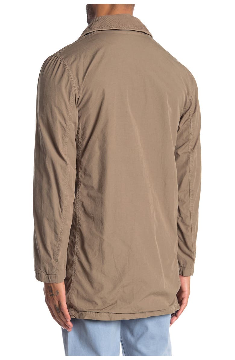 Save Khaki Fleece Lined Trench Coat, Alternate, color,